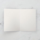 Carte de vœux Pensées pour vous – Simple Neutre (Intérieur)