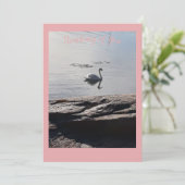 Carte de voeux "Penser à vous" (Debout devant)