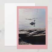 Carte de voeux "Penser à vous" (Devant / Derrière)