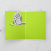 Carte de voeux Penser à vous (Intérieur)