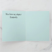 Carte de voeux /Penser à vous (Intérieur)