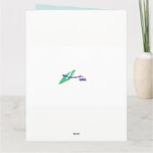 Carte de voeux /Penser à vous (Dos)