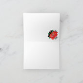 Carte de voeux Penser à vous (Intérieur)