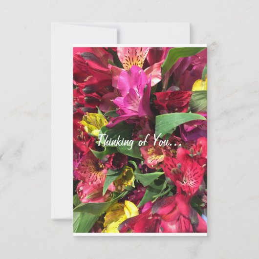 Carte de voeux "Penser à vous" (Devant)