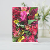 Carte de voeux "Penser à vous" (Debout devant)