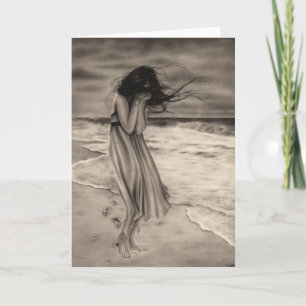 Carte de voeux perdue de pas