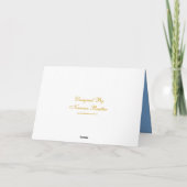 Carte de voeux père Noël (Dos)