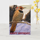 Carte de voeux personnalisable de clignotement du (Fleur jaune)