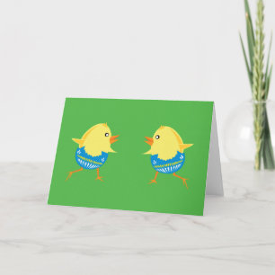 Carte de voeux personnalisable de Pâques blanc