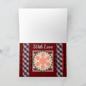 Carte de vœux personnalisable Joyeuses Fêtes (Intérieur)