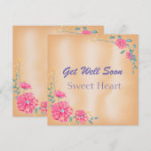 Carte de voeux personnalisée (Devant / Derrière)