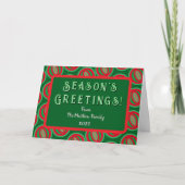 Carte de vœux personnalisée (Devant)