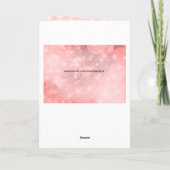 Carte de voeux personnalisée 60e anniversaire plié (Dos)