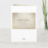 Carte de voeux personnalisée 74e anniversaire plié (Dos)