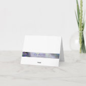 Carte de voeux personnalisée au poulet étanche (Dos)