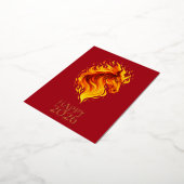 Carte de vœux personnalisée Bonne année 2026 avec (Rotation)