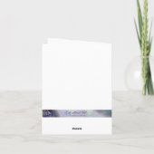 Carte de vœux personnalisée Cabane Cosy (Dos)