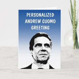Carte de vœux personnalisée d'Andrew Cuomo