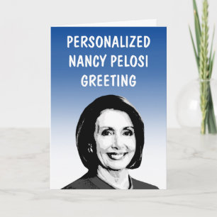 Carte de vœux personnalisée de Nancy Pelosi