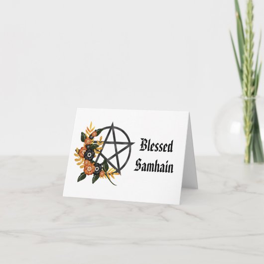 Carte de vœux personnalisée de Samhain (Devant)