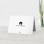 Carte de voeux personnalisée Grey Castle (Dos)