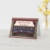 Carte de voeux personnalisée Hand Bell (Fleur jaune)