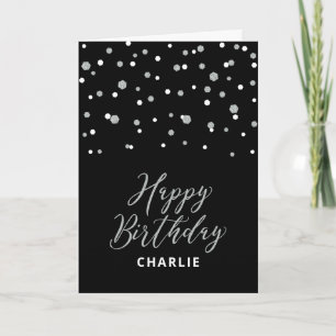Carte de vœux personnalisée Joyeux Anniversaire Si