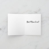 Carte de vœux personnalisée Lac Tranquille (Intérieur)