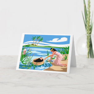 Carte de voeux personnalisée Moses bébé