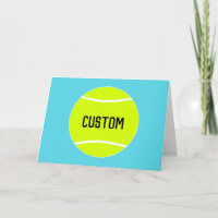 Carte de voeux personnalisée Nom/Texte du joueur d