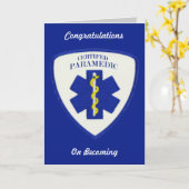 Carte de voeux personnalisée paramédicale certifié (Fleur jaune)