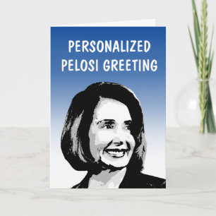Carte de vœux personnalisée Pelosi