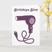 Carte de vœux personnalisée pour anniversaire sèch (Fleur jaune)