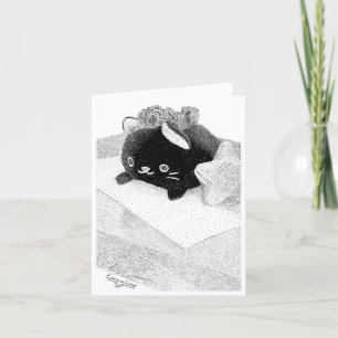 Carte de voeux personnalisée pour Kitty Stipplpled