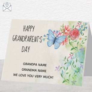 Carte de vœux personnalisée pour la fête des grand