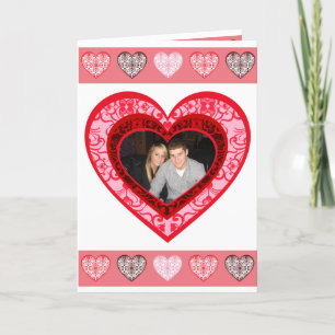 Carte de voeux personnalisée pour la Saint-Valenti
