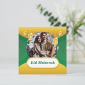 Carte de vœux personnalisée pour l'Aïd Moubarak is (Debout devant)