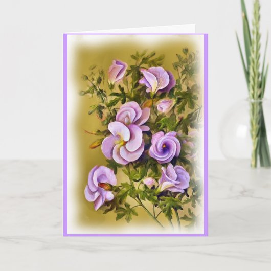 Carte de voeux personnalisée pour l'anniversaire d (Devant)