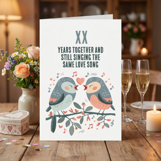 Carte de voeux personnalisée pour l'anniversaire d