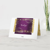 Carte de voeux personnalisée pour l'anniversaire d (Dos)