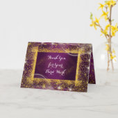 Carte de voeux personnalisée pour l'anniversaire d (Fleur jaune)