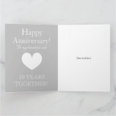 Carte de voeux personnalisée pour l'anniversaire h (Intérieur)