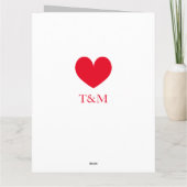 Carte de voeux personnalisée pour l'anniversaire h (Dos)