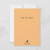 Carte de voeux personnalisée pour l'écureuil (Dos)