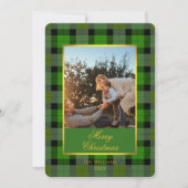 Carte de vœux personnalisée pour les fêtes avec un (Devant)