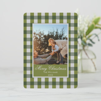 Carte de vœux personnalisée pour les fêtes sur gin