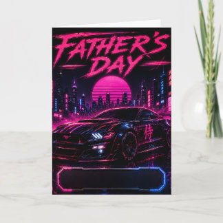 Carte de vœux personnalisée pour papa amateur de v