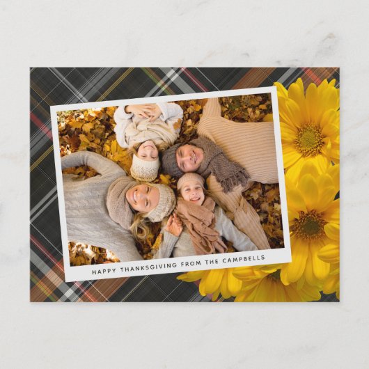 Carte de vœux personnalisée pour Thanksgiving sur  (Devant)