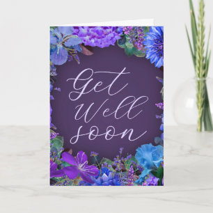 Carte de vœux personnalisée pour un prompt rétabli