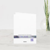 Carte de vœux personnalisée Spring Meadow Quilt (Dos)